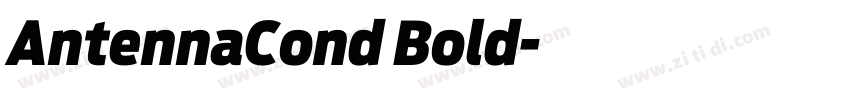 AntennaCond Bold字体转换